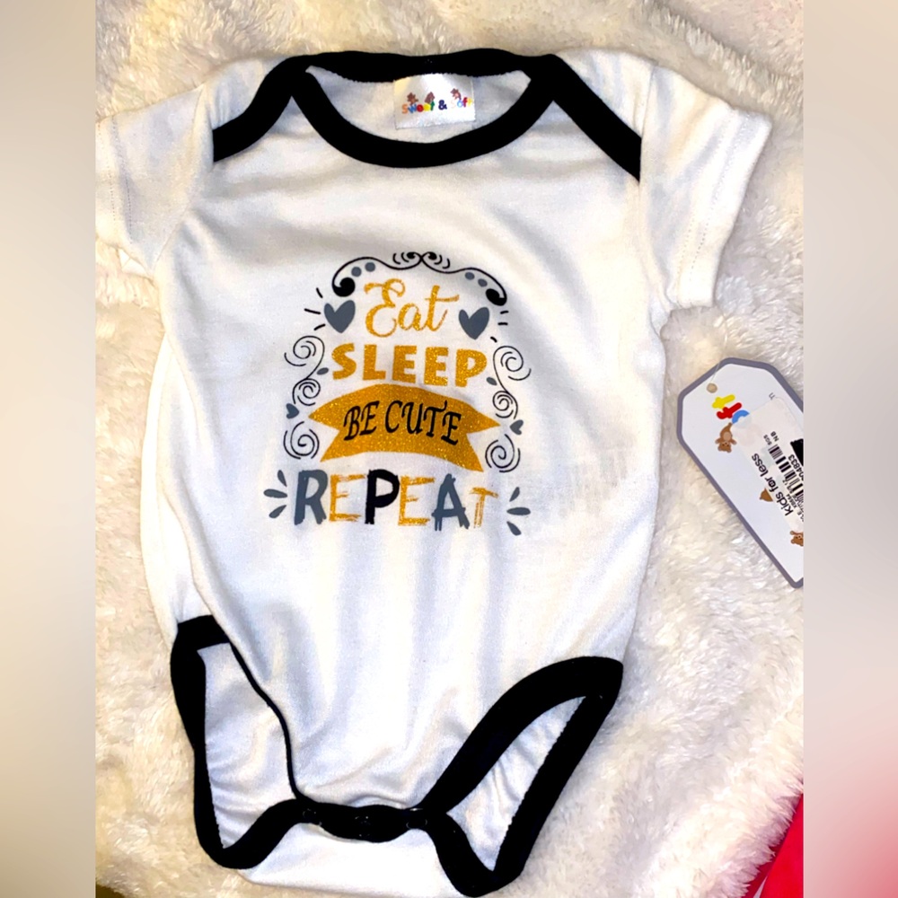 Baby Girl Onesie Bodysuit-3-6 Months-NEW